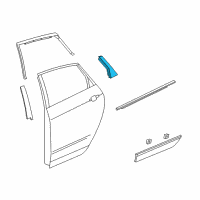 OEM 2015 Cadillac SRX Applique Diagram - 20932876