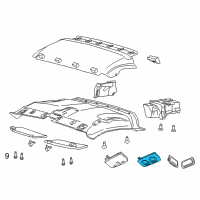 OEM Ram ProMaster 2500 Lamp-Dome Diagram - 5XW03LA6AA