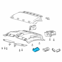 OEM 2019 Ram ProMaster 2500 Lamp-Dome Diagram - 5YC35LA6AA