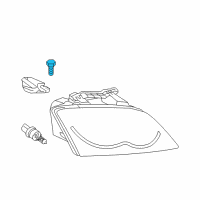 OEM 2007 Chrysler Pacifica Screw-HEXAGON FLANGE Head Diagram - 6506032AA