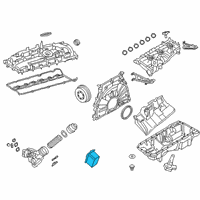 OEM 2020 BMW 745e xDrive Heat Exchanger Oil Cooler Diagram - 11-42-8-583-901