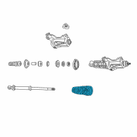 OEM 2000 Saturn LW2 Rear Spring Kit Diagram - 22698018