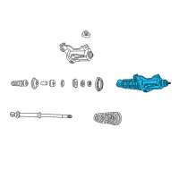 OEM Saturn LW2 Shock Absorber Diagram - 22684844