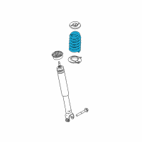 OEM Ford Taurus Coil Spring Diagram - DG1Z-5560-B