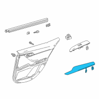 OEM 2018 Toyota Camry Armrest Diagram - 74250-33160-A0