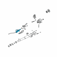 OEM 2004 Chevrolet Corvette Motor Asm, Steering Column Telescope Actuator Diagram - 26061693