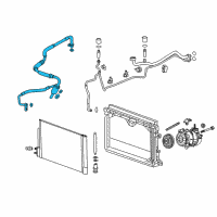 OEM 2020 Buick Regal TourX Discharge Hose Diagram - 39158171