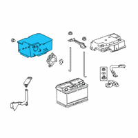 OEM 2021 Honda Ridgeline Box Assembly Diagram - 31523-T6Z-A02