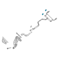 OEM Dodge Journey ISOLATOR-Exhaust Diagram - 5105110AB