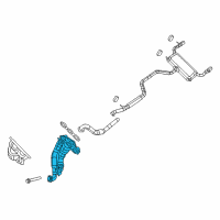 OEM 2017 Dodge Journey Converter-Exhaust CROSSUNDER Diagram - 68034400AI
