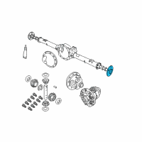 OEM Chrysler Aspen Rear Axle Shaft Diagram - 52111372AD