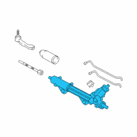 OEM 2004 Lincoln LS Gear Assembly Diagram - 5W4Z-3504-A