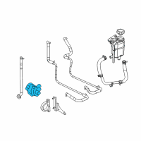 OEM 2009 Chrysler Aspen Pump-Auxiliary Coolant Diagram - 5192031AD