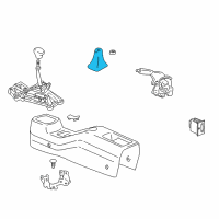 OEM Shift Boot Diagram - 58808-17040-C0