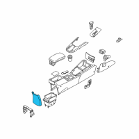 OEM 2010 Kia Forte Cover Assembly-Console R Diagram - 846801M100WK