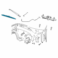 OEM 2016 Ford Police Interceptor Sedan Front Blade Diagram - JU2Z17V528F