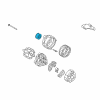 OEM 2006 Hyundai Sonata Pulley-Generator Diagram - 37321-25301