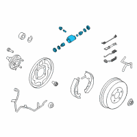 OEM Ford Adjuster Diagram - 8L8Z-2040-A