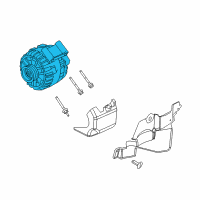 OEM 2010 Ford Mustang Alternator Diagram - 9R3Z-10346-C