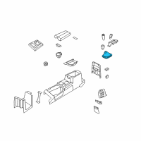 OEM 2008 Jeep Liberty Boot-Gear Shift Lever Diagram - 52125235AD