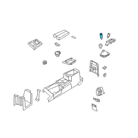 OEM 2007 Dodge Nitro Knob-GEARSHIFT Diagram - 52125446AA