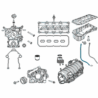 OEM Jeep Tube-Engine Oil Indicator Diagram - 5038173AC