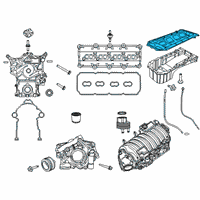 OEM Dodge Durango Gasket-Engine Oil Pan Diagram - 68194850AA