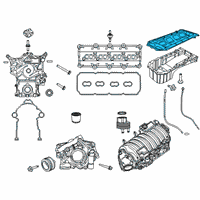 OEM 2019 Dodge Durango Gasket-Engine Oil Pan Diagram - 68194850AA