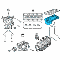 OEM Dodge Durango Pan-Engine Oil Diagram - 68212569AA