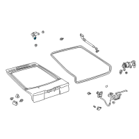 OEM Toyota Celica Hinge Bolt Diagram - 90109-08212