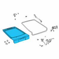 OEM 2003 Toyota Celica Lift Gate Diagram - 67005-2B740