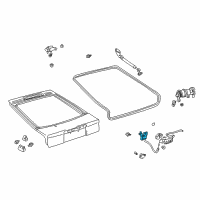 OEM 2004 Toyota Celica Lock Diagram - 69350-20120