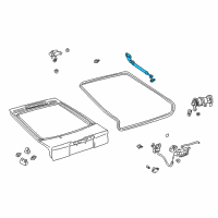 OEM 2003 Toyota Celica Support Cylinder Diagram - 68960-80063