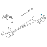 OEM BMW 750Li Rubber Mounting Diagram - 18-20-7-589-950