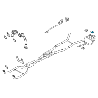 OEM 2011 BMW 550i Retaining Bracket, Right Diagram - 18-20-7-590-552