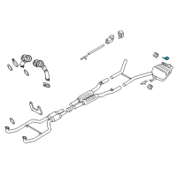 OEM BMW 740Ld xDrive Bracket, Rear Silencer, Rear Left Diagram - 18-20-7-578-229