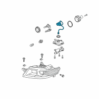 OEM 2006 Acura TL Igniter, Hid Diagram - 33129-SNB-003