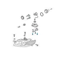 OEM 2004 Acura RL Screw, Special Tapping (6X18) Diagram - 33108-S0A-J01