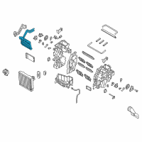 OEM 2017 Hyundai Sonata Core & Seal Assembly-Heater Diagram - 97138-C1000