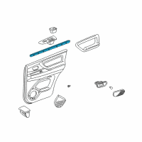 OEM 1998 Toyota Land Cruiser Belt Weatherstrip Diagram - 68240-60060