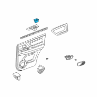 OEM 2002 Toyota Land Cruiser Window Switch Diagram - 84810-60050