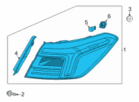 OEM 2022 Honda Civic TAILLIGHT ASSY-, R Diagram - 33500-T20-A01