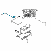 OEM 2016 BMW X1 BATTERY CABLE, NEGATIVE, IBS:611030 Diagram - 61-21-6-832-657
