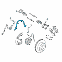 OEM 2020 Ram 2500 Hose-Brake Diagram - 68350734AF