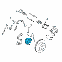 OEM Ram 3500 Brake Hub And Bearing Diagram - 68292887AA