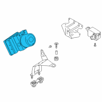 OEM BMW 330i Exchange Hydraulic Unit Dsc Diagram - 34-51-2-460-467