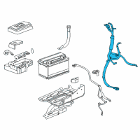 OEM GMC Yukon XL Positive Cable Diagram - 84528825