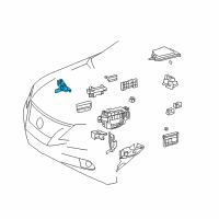 OEM 2012 Lexus RX350 Resistor Assembly, Fuel Diagram - 23080-31131