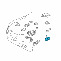 OEM Lexus RX350 Block Assy, Engine Room Junction Diagram - 82720-48080