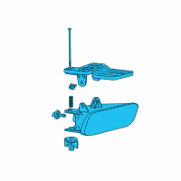 OEM Cadillac Fog Lamp Assembly Diagram - 15252038